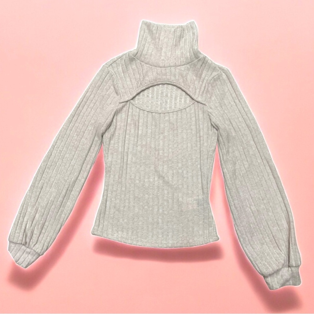 SHEIN Turtleneck Open Top NWOT